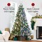 Best Choice Products Pre-Lit Frosted Scotch Pine Christmas Tree w/ 2-In-1 LED Lights